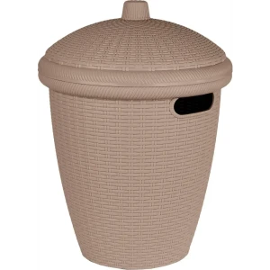 Корзина для белья Keeplex Rattan цвет морской песок