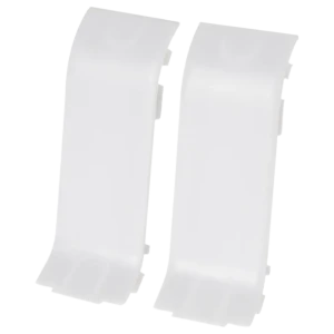 Соединитель для плинтуса «Белый», высота 58 мм, 2 шт.