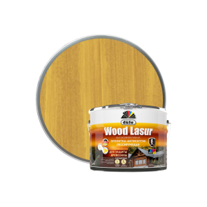 90737956 Пропитка для защиты древесины Wood Lasur сосна 9 л STLM-0361976 DUFA