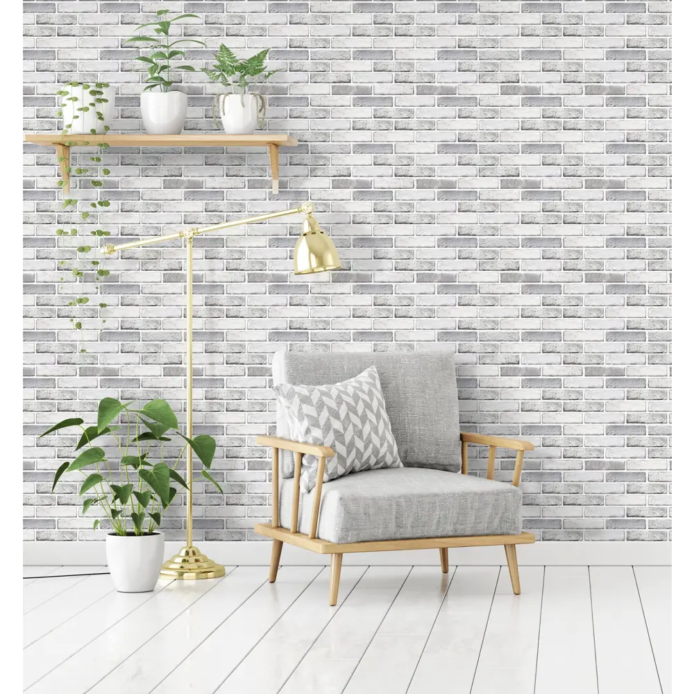 Стеновая панель ПВХ Кирпич Гент 960x485x0.3 мм 0.42 м² Santreyd STLM-2041271 - Вид №4