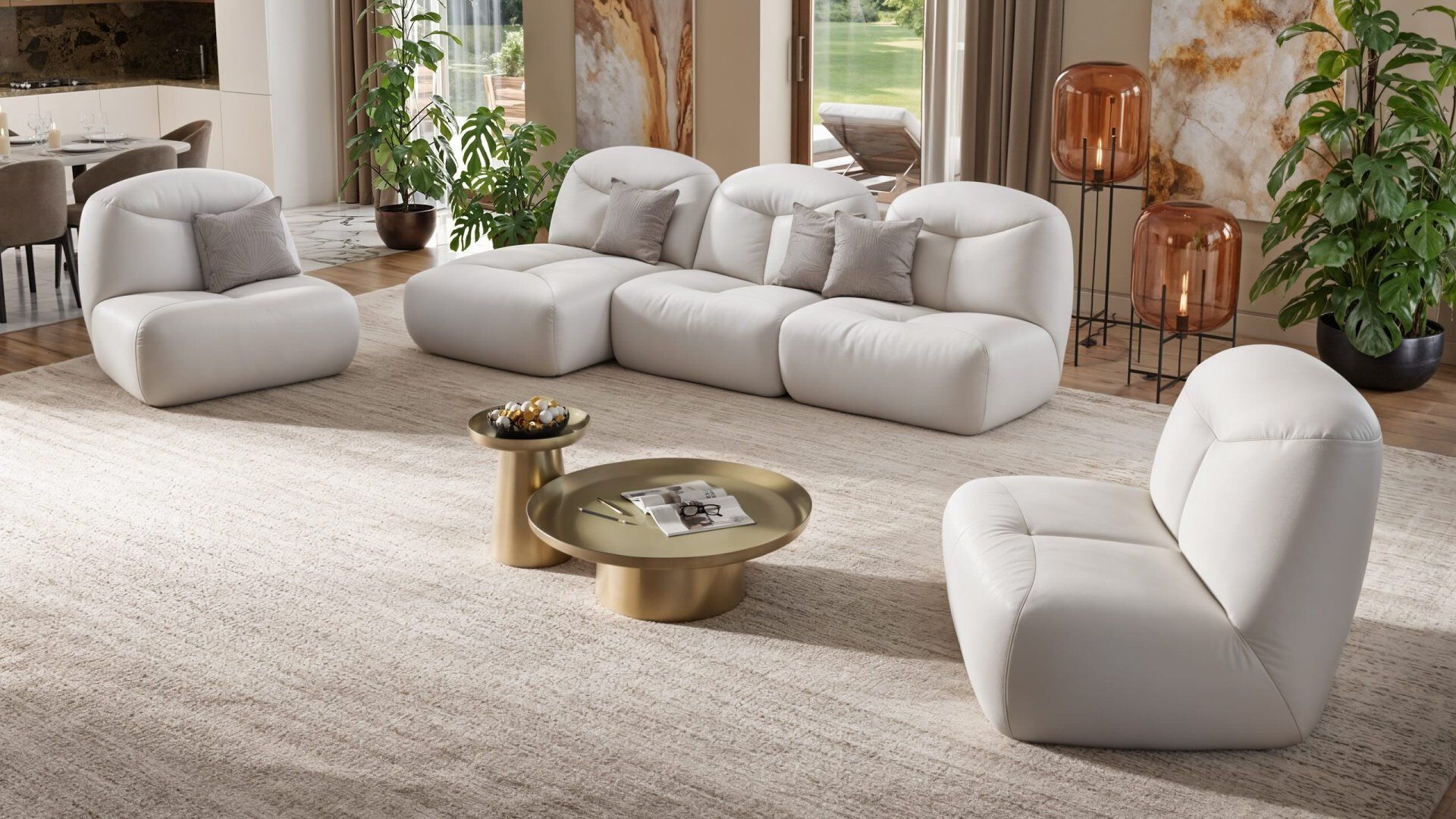 Кожаное кресло Sofanella Molise ARCH-00038228 - Вид №1