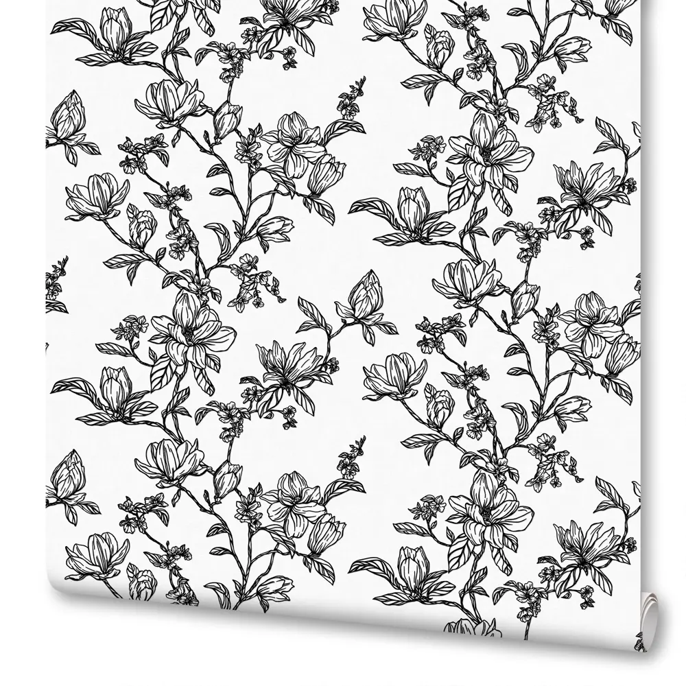 Обои флизелиновые Startdeco Ариэль черно-белые 1.06 м 889351 STLM-2093371