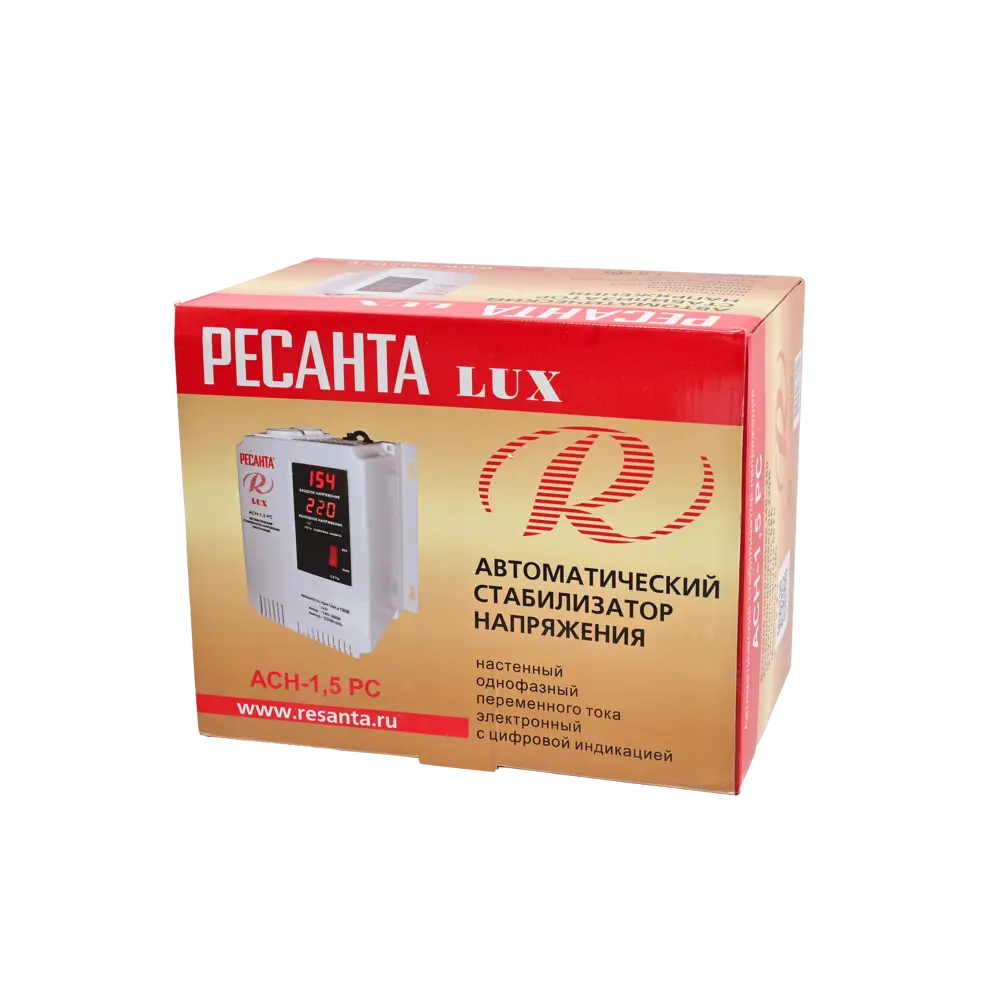 Стабилизатор напряжения Ресанта АСН-1.5 РС 1.5 кВт STLM-2161160 - Вид №14
