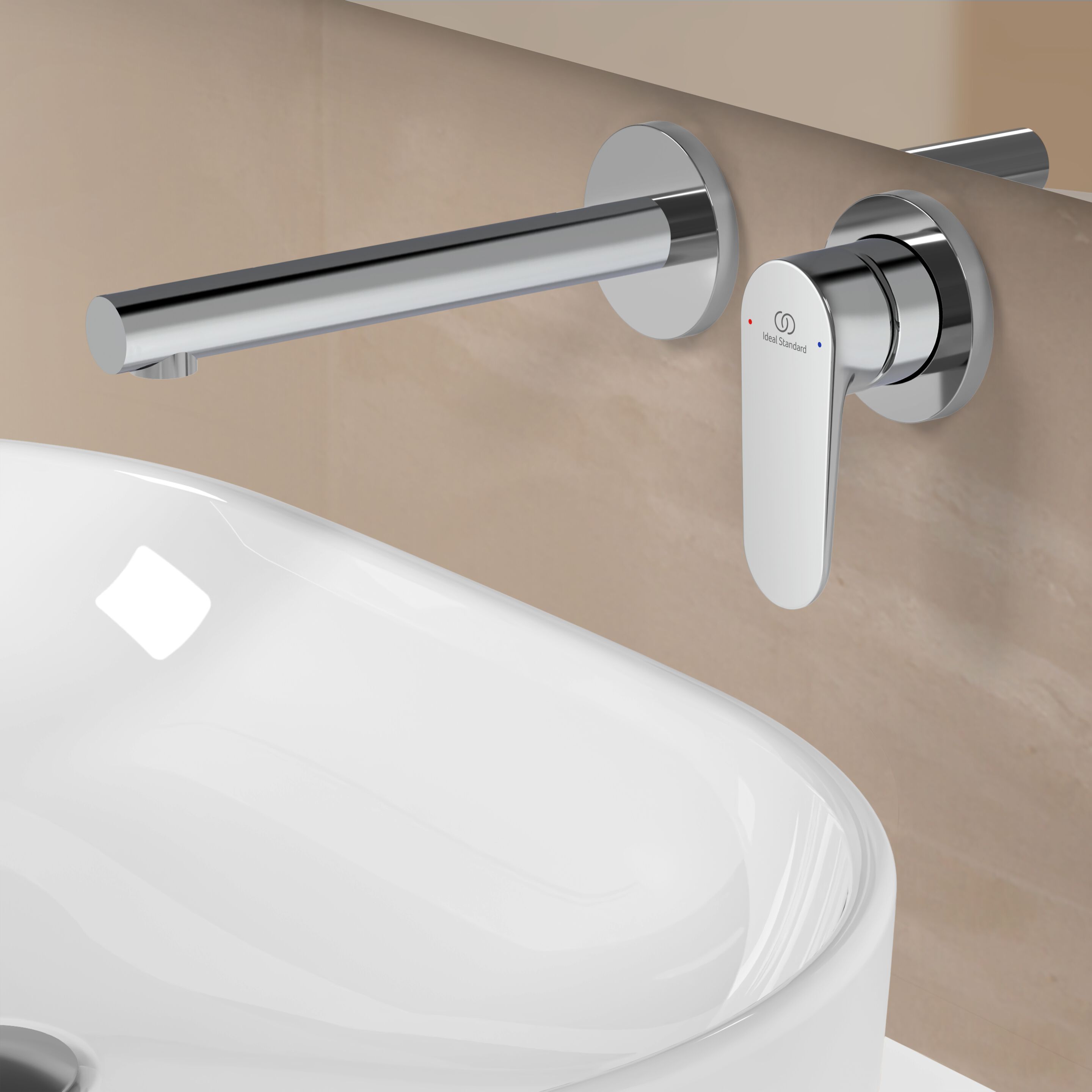 Настенный смеситель для раковины с 2 отверстиями Ideal Standard Ceralife O ARCH-00034136 - Вид №1