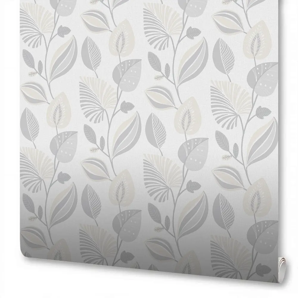 Обои флизелиновые Wallsecret Eco серые 1.06 м 8853-14 STLM-2170691