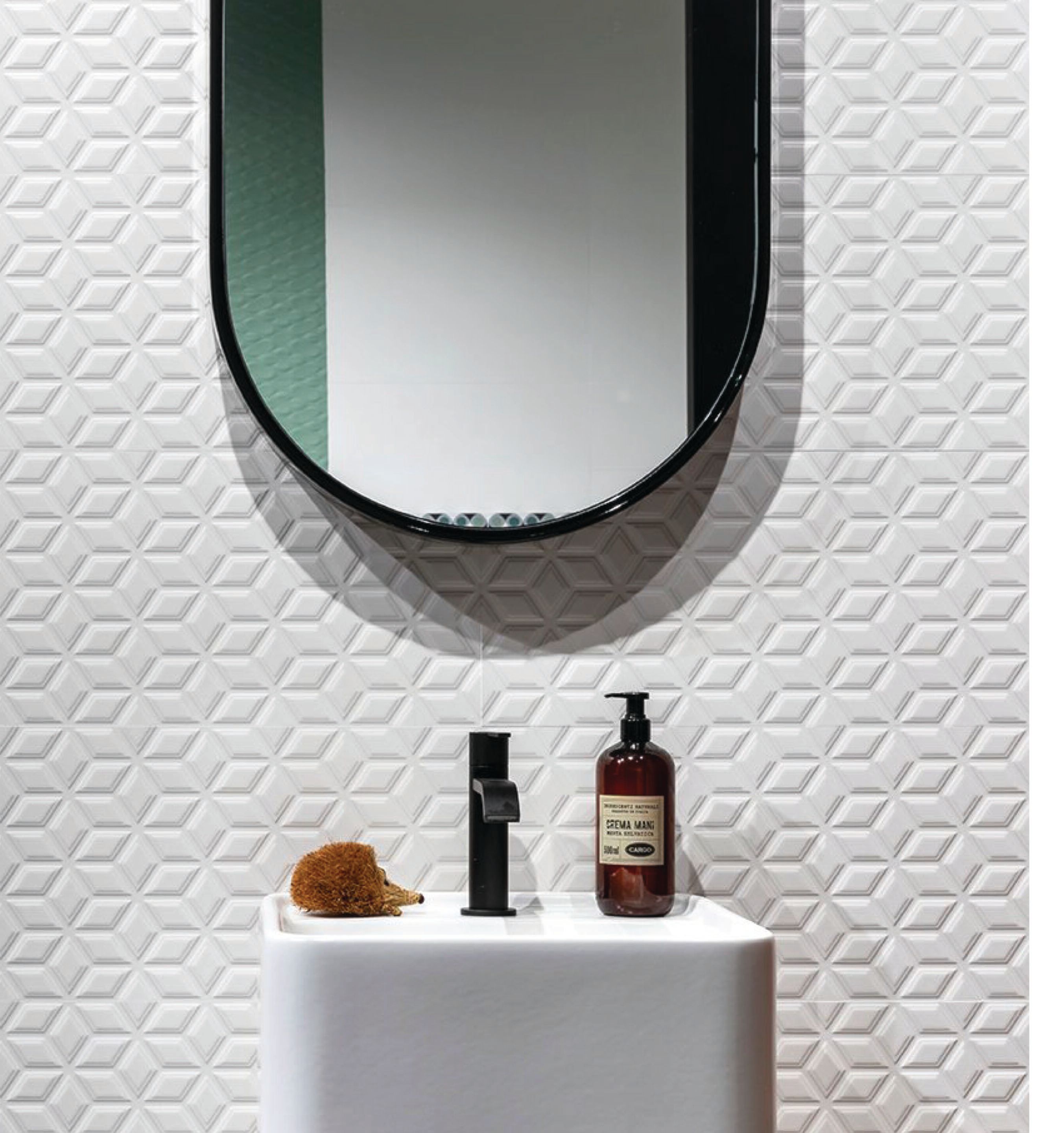 Овальное настенное зеркало со встроенным освещением Nic скобки ARCH-00138827 - Вид №1