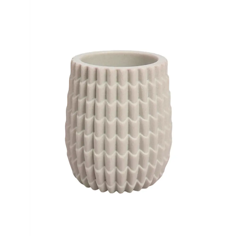 Стакан для щеток Этна из полирезина в бежевом цвете 89381054 Santreyd STLM-1582001