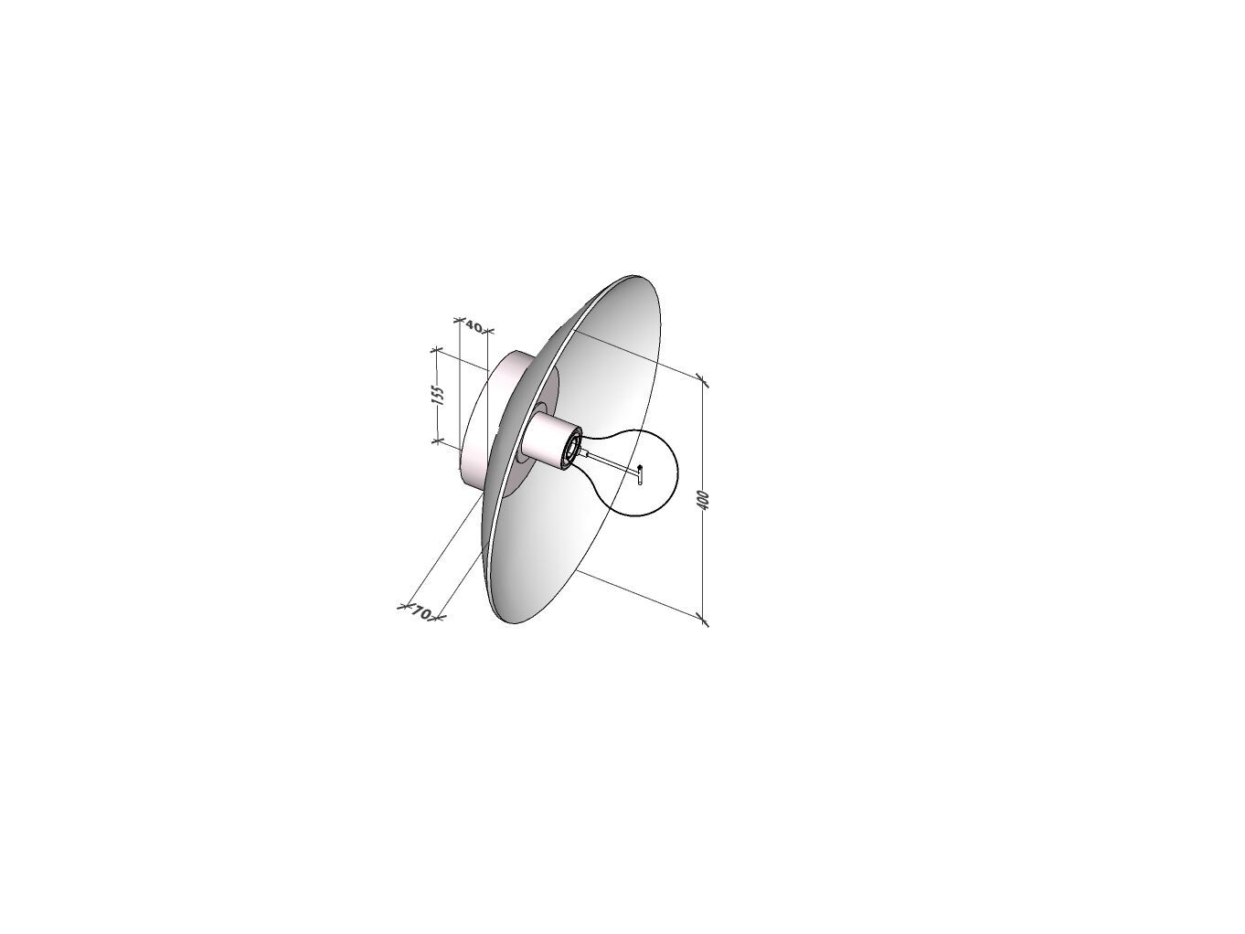 Стеклянный настенный светильник RADAR INTERIOR ZENITH / NEBBIA ARCH-00090669 - Вид №6