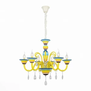 Подвесная люстра ST Luce Tirapiedi SL819.783.06 ST LUCE ДИЗАЙНЕРСКИЕ, TIRAPIEDI 220486 Разноцветный