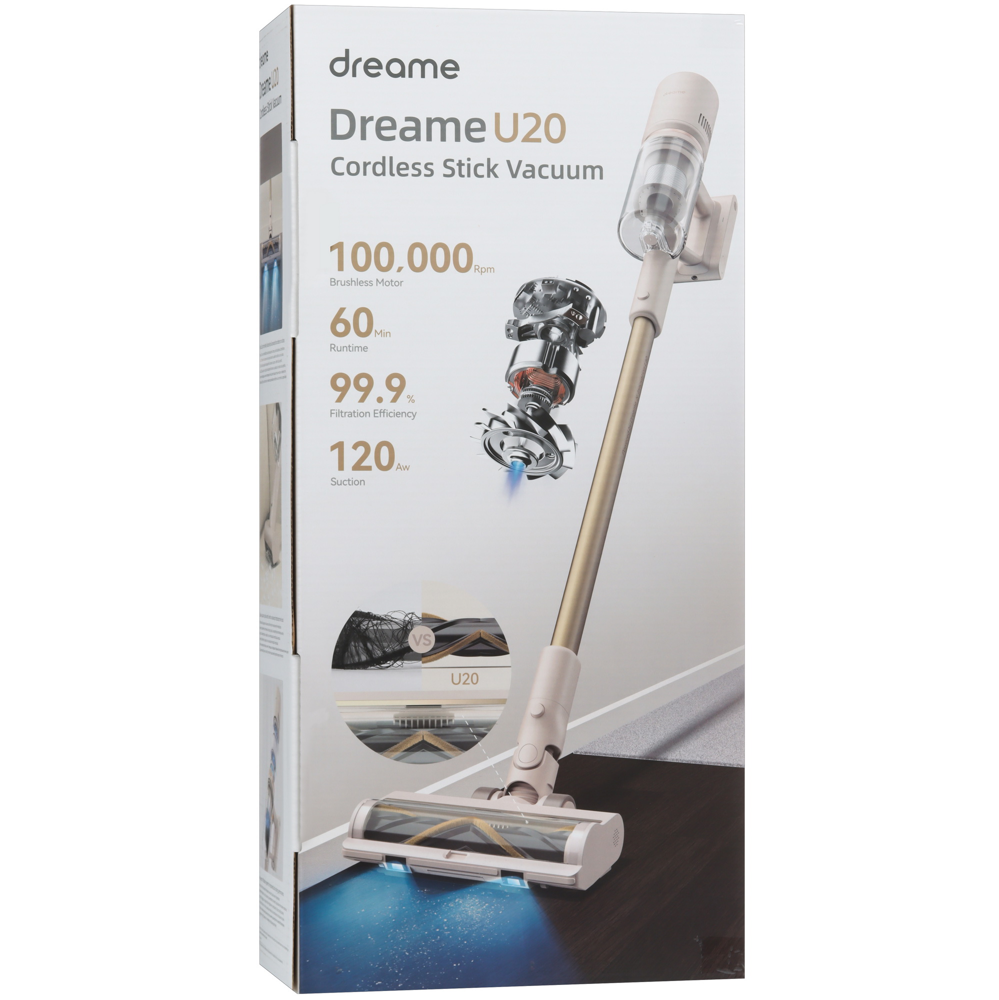 5446236 Пылесос  вертикальный  Dreame U20  бежевый STDN-0117434 - Вид №12