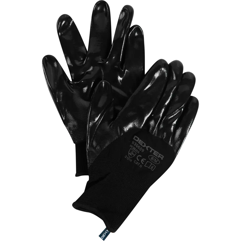 Перчатки Dexter, нейлоновые с нитриловым обливом, размер 8 STLM-2132431