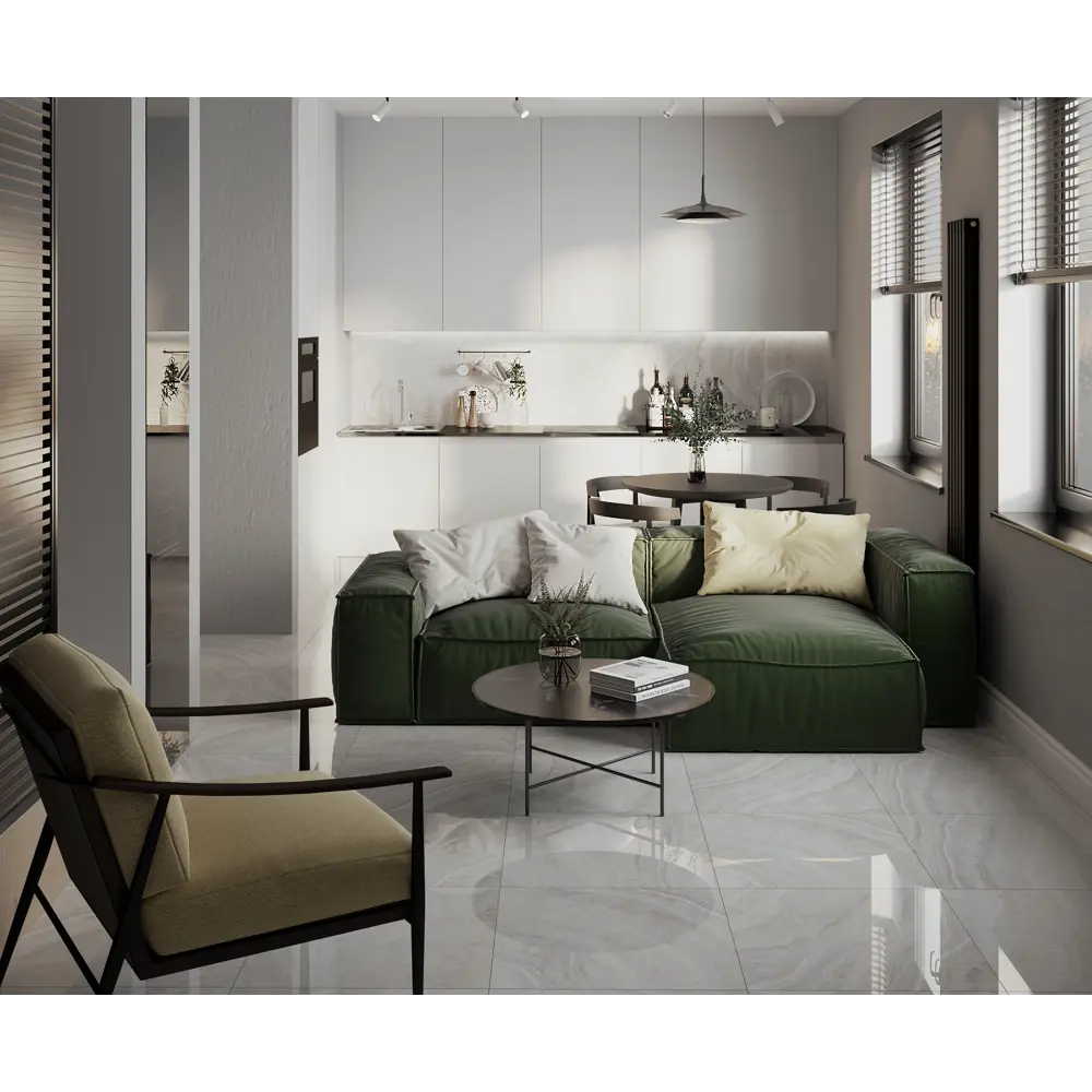 Керамогранит Onyx Rainbow 60x60 см 1.44 м² цвет белый 84405655 STLM-2033417 Santreyd - Вид №3