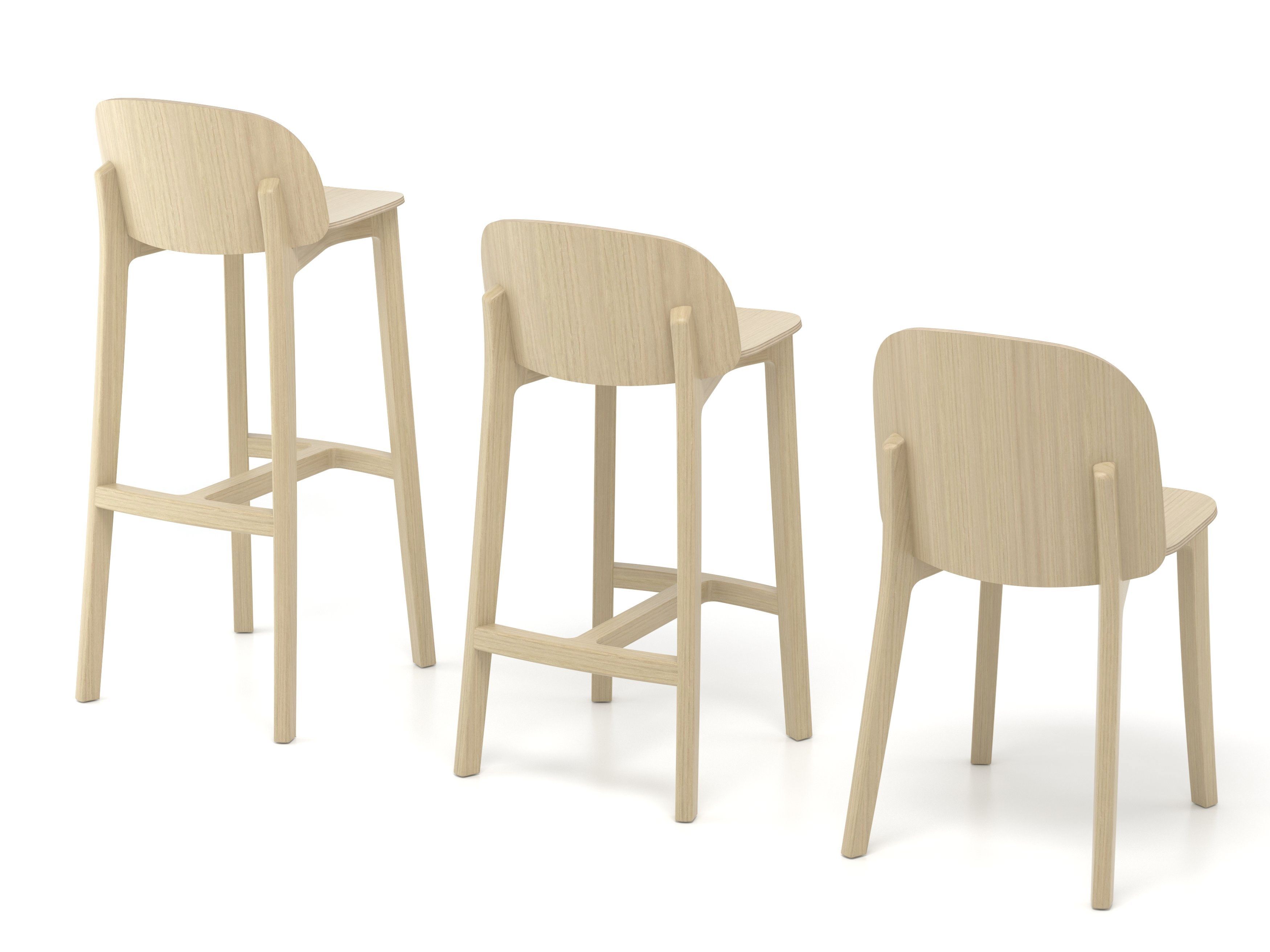 Табурет из массива дерева Bosc Lanas ARCH-00026956 - Вид №2