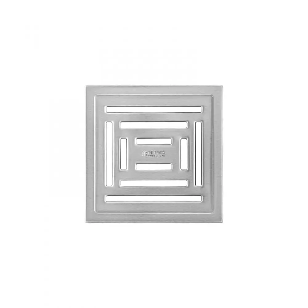 BERGES Trend - Душевой трап с комбинированным затвором 100x100 мм 84601100 STLM-0052645