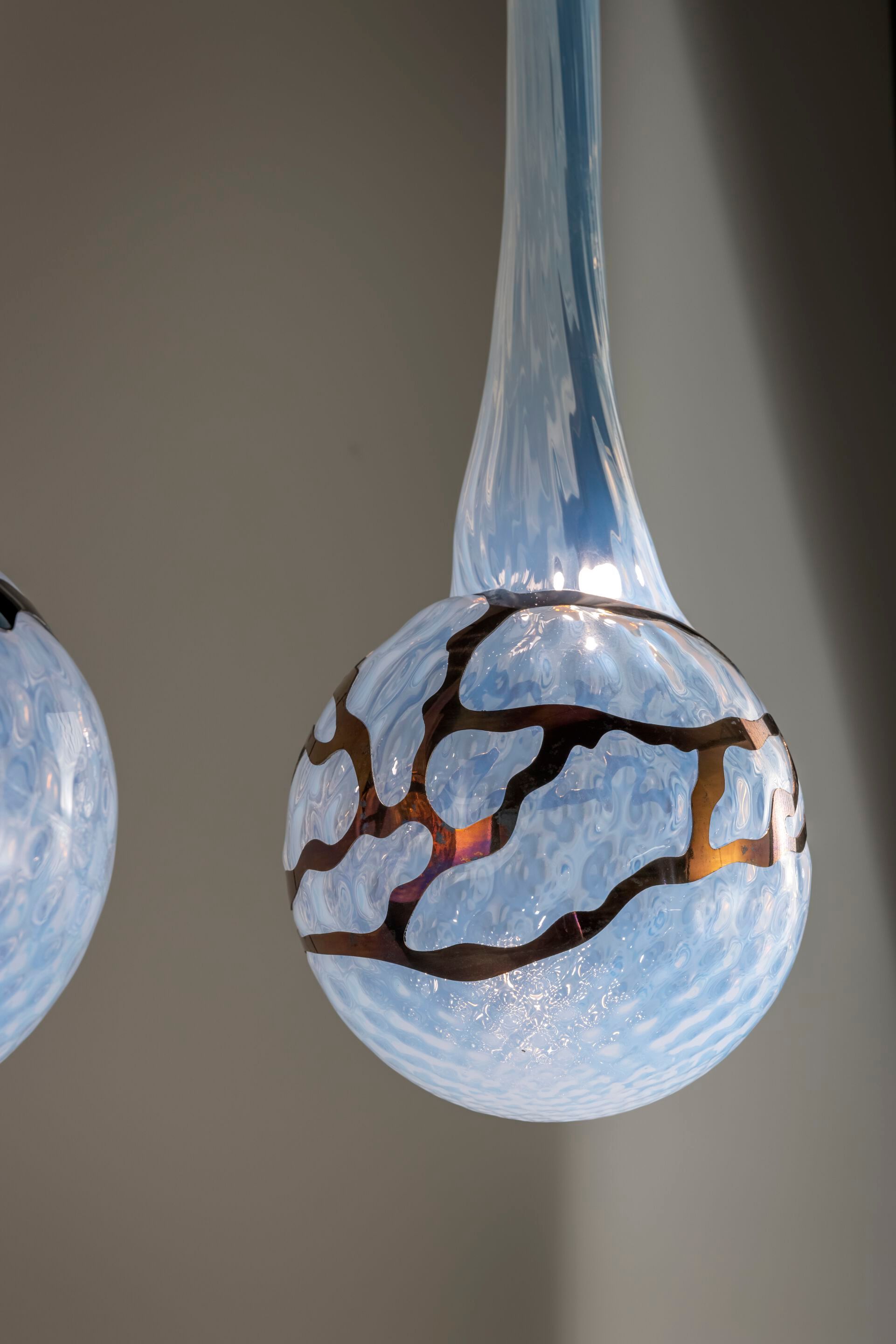 Люстра из дутого стекла Patrizia Volpato лунные капли ARCH-00139618 - Вид №4