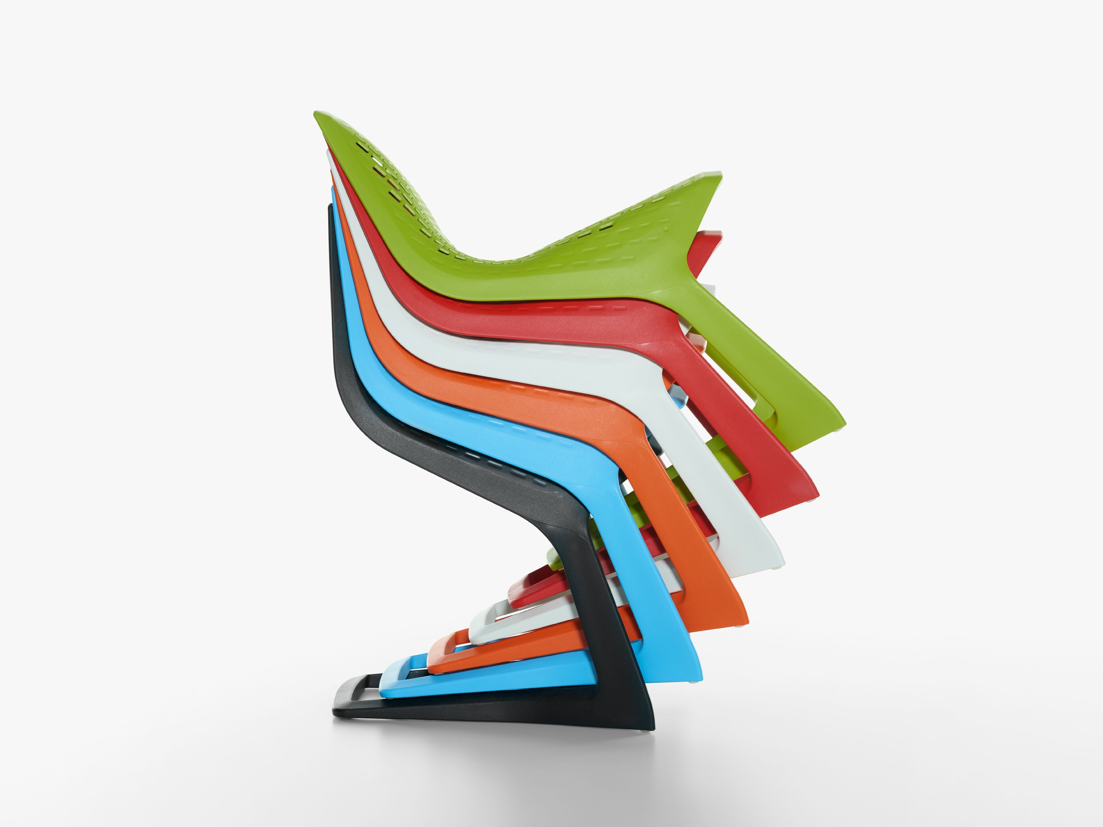 Пластиковый консольный штабелируемый стул Plank MYTO ARCH-00065855 - Вид №4