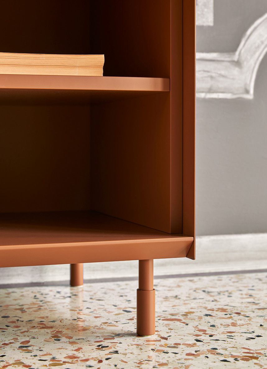 Деревянный шкаф с раздвижными дверями и металлическими боковинами Capo d’Opera Flyer ARCH-00147026 - Вид №3