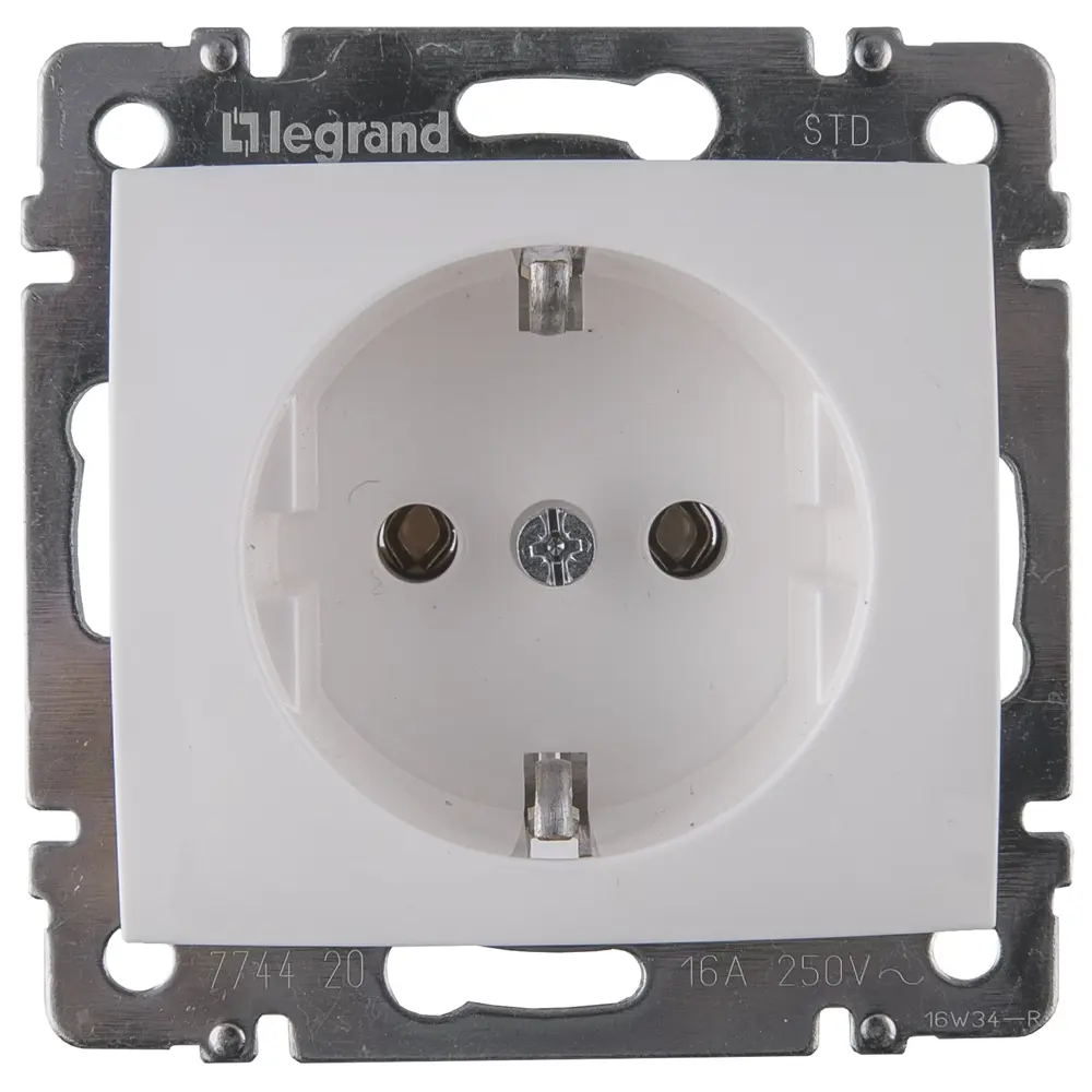Розетка Legrand Valena Classic с заземлением для скрытого монтажа 12505989 STLM-1542704