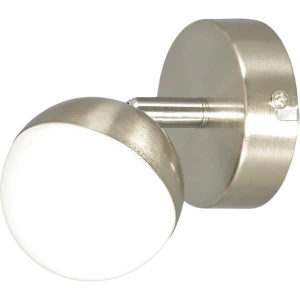 Спот светодиодный Globo 56201, 1x4.8 Вт, цвет матовый никель