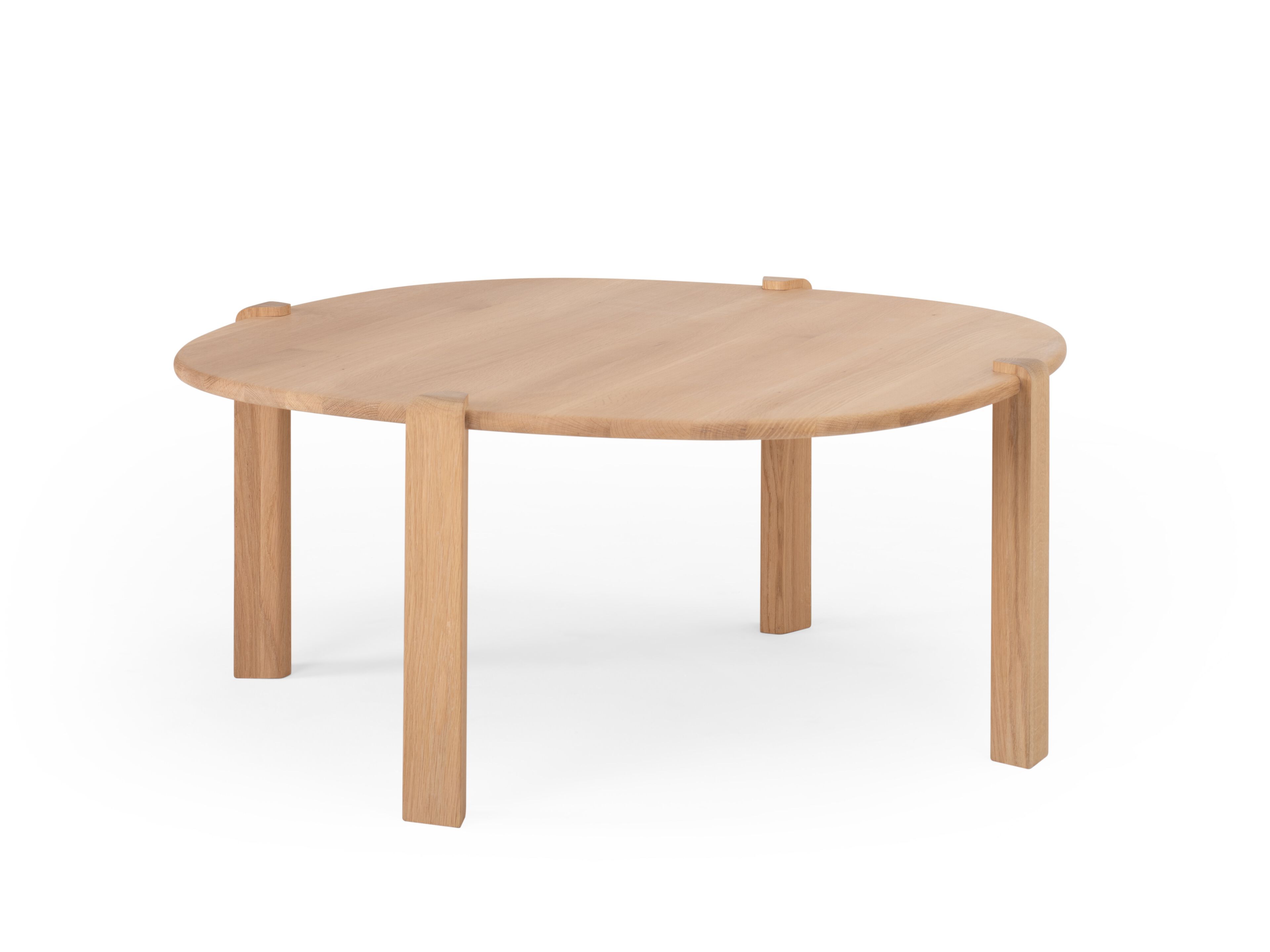 Круглый журнальный столик из дуба Gazzda KULIN ARCH-00066041