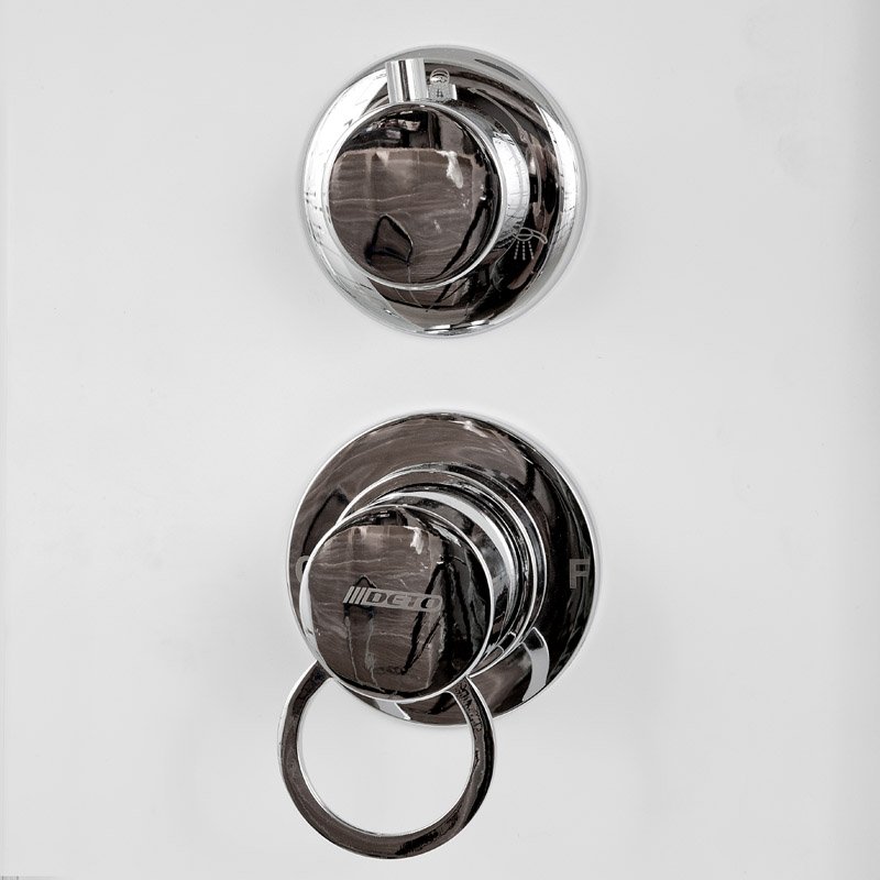 D120S+ эл. L Душевая кабина DETO Серия D ЕМ2710 N LED с гм. - Вид №1