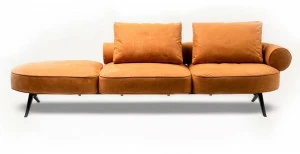 La Manufacture 3-х местный модульный кожаный диван Luizet