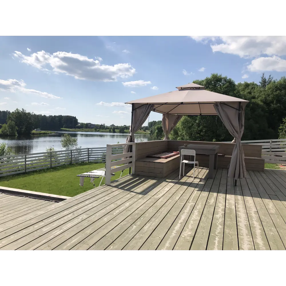 Павильон садовый Naterial Oxis 3x4 м тёмно-серый STLM-2051013 - Вид №3