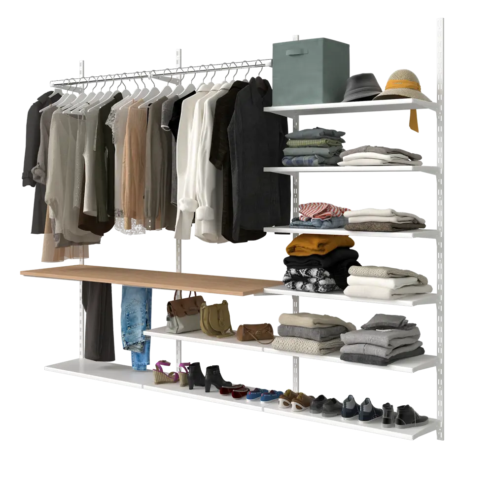 Штанга Spaceo 80 см цвет хром STLM-2094010 - Вид №7