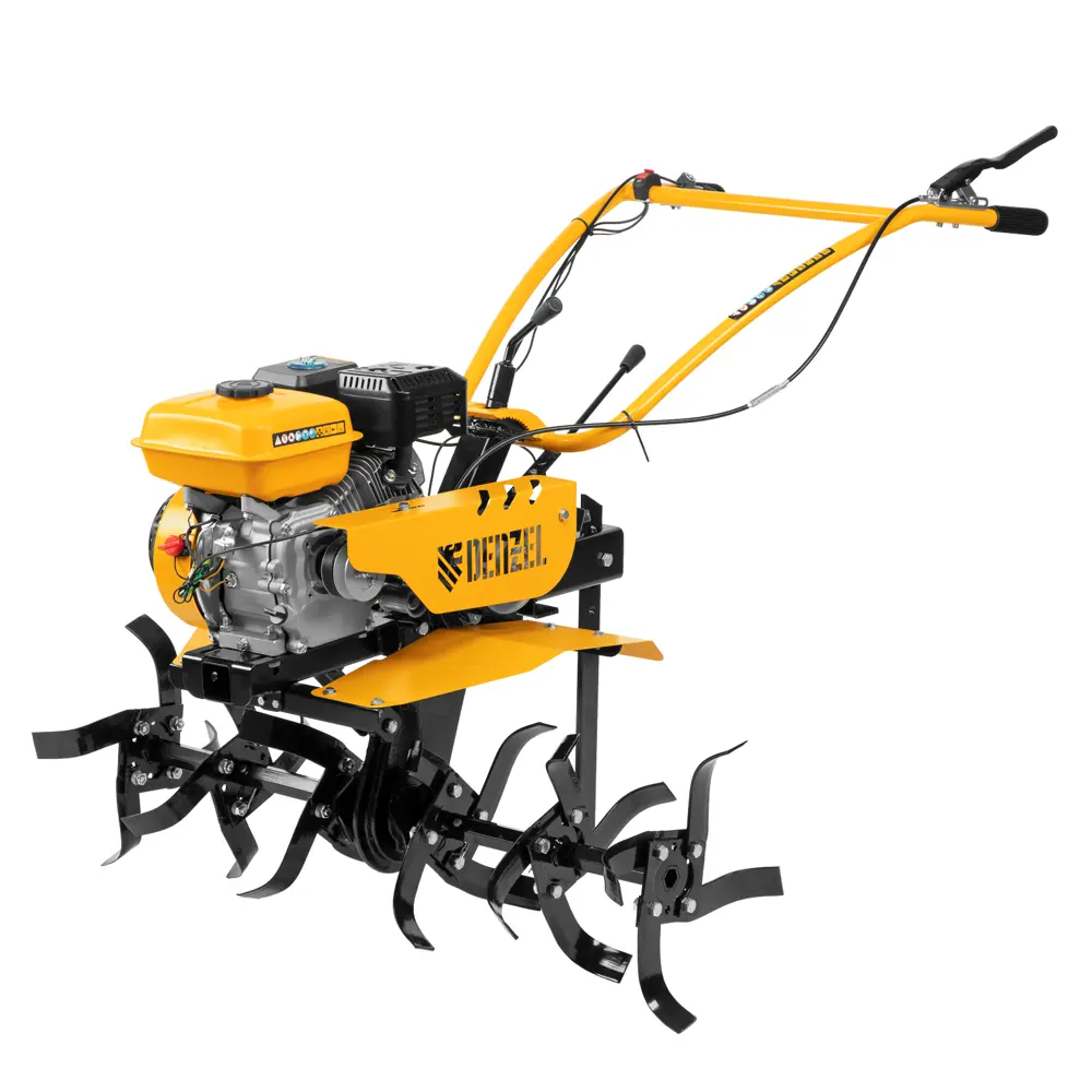 Мотоблок DENZEL DPT-270S с бензиновым двигателем 7 л.с. 89365317 STLM-1580281 - Вид №1