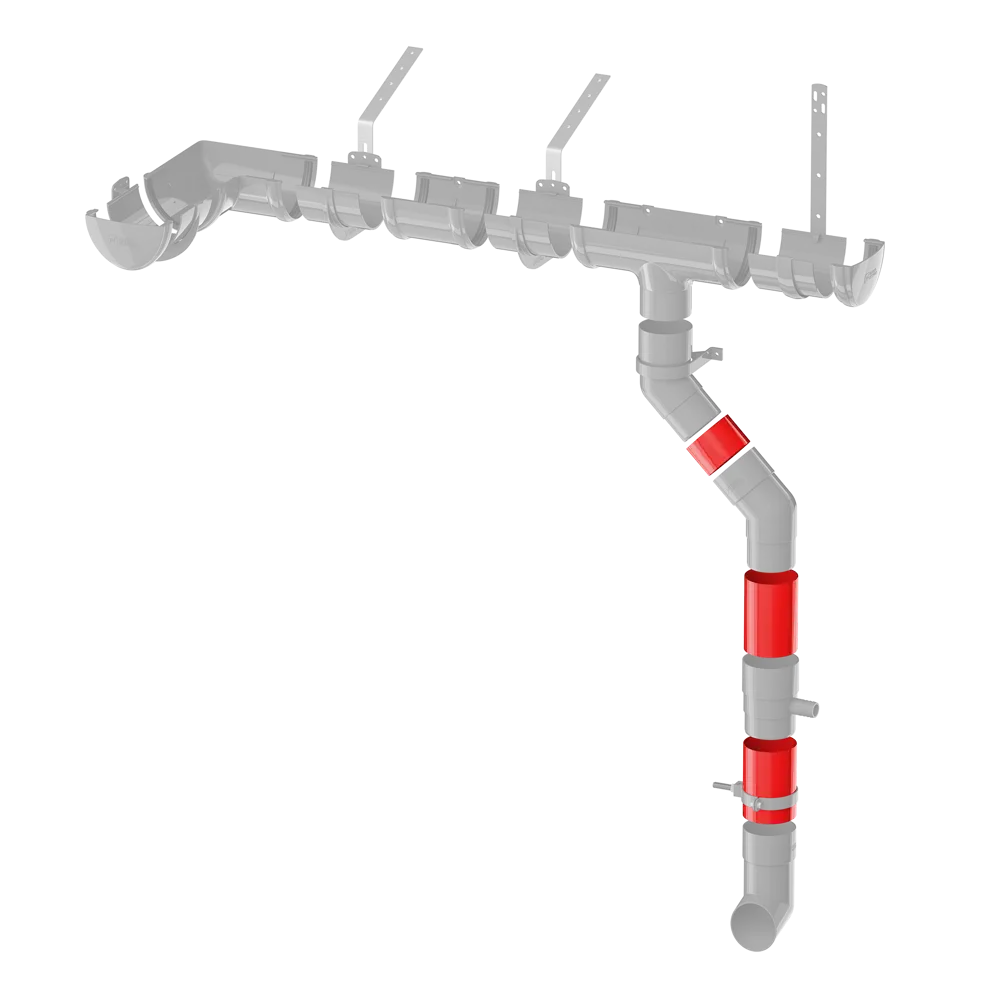 Verat труба 2 м цвет красный ТЕХНОНИКОЛЬ STLM-2035394 - Вид №1