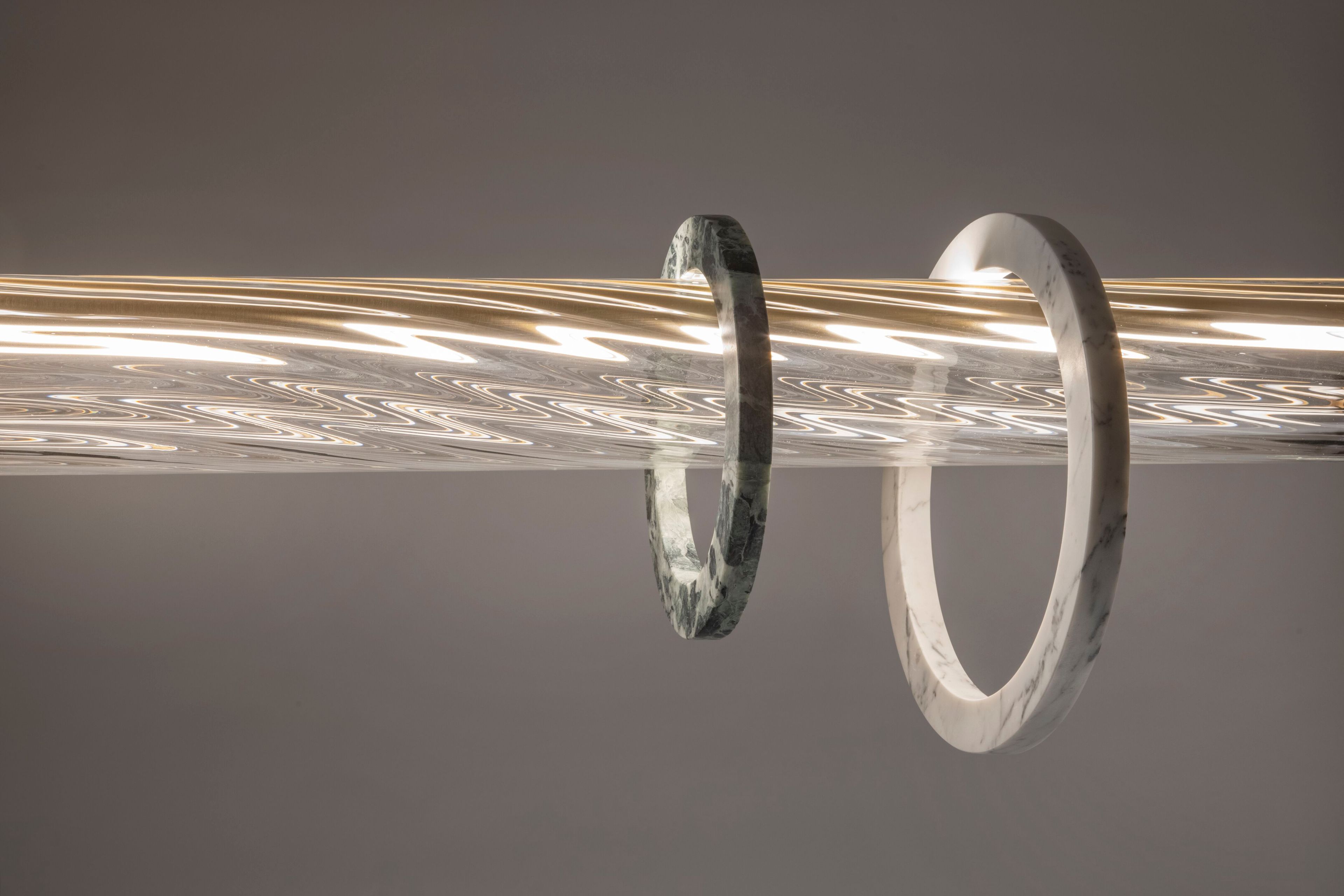 Стеклянный подвесной светильник Patrizia Volpato ORBITE ARCH-00141639 - Вид №14