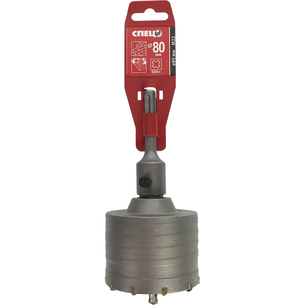 Коронка по кирпичу SDS-plus Спец, D80 мм STLM-2069731 - Вид №2