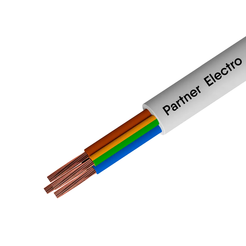 Провод Партнер-Электро ПВС 4x4 мм 100 м ГОСТ цвет белый STLM-2029081
