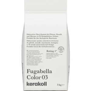 Затирка гибридная Kerakoll Fugabella Color Цвет 03 Серо-белый 3 кг