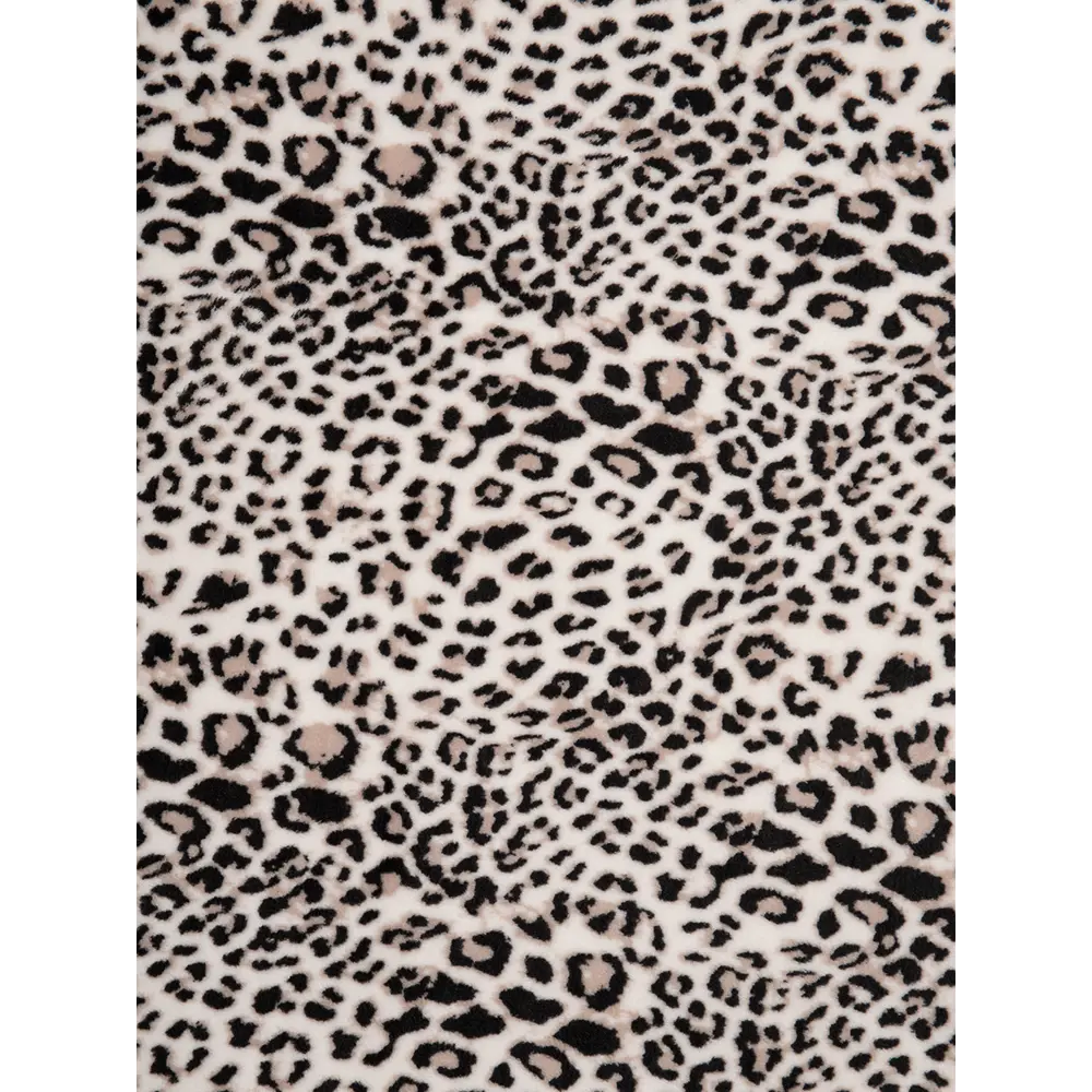 Плед Леопард 150x200 см фланель цвет бежевый TEXREPUBLIC Печатный STLM-2117086 - Вид №3