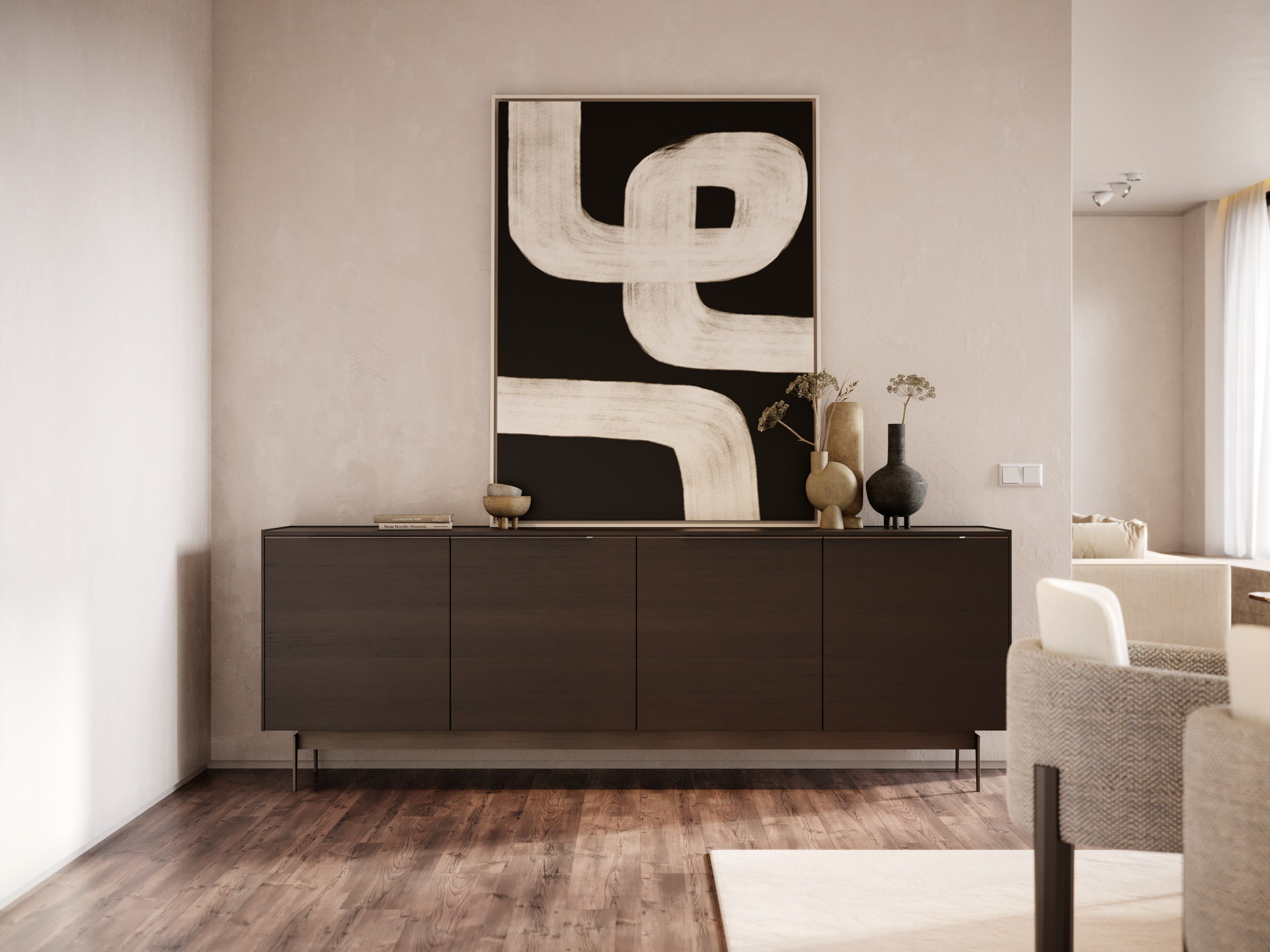 Шкаф из дуба с распашными дверями Stylish Club Landform ARCH-00065880 - Вид №5