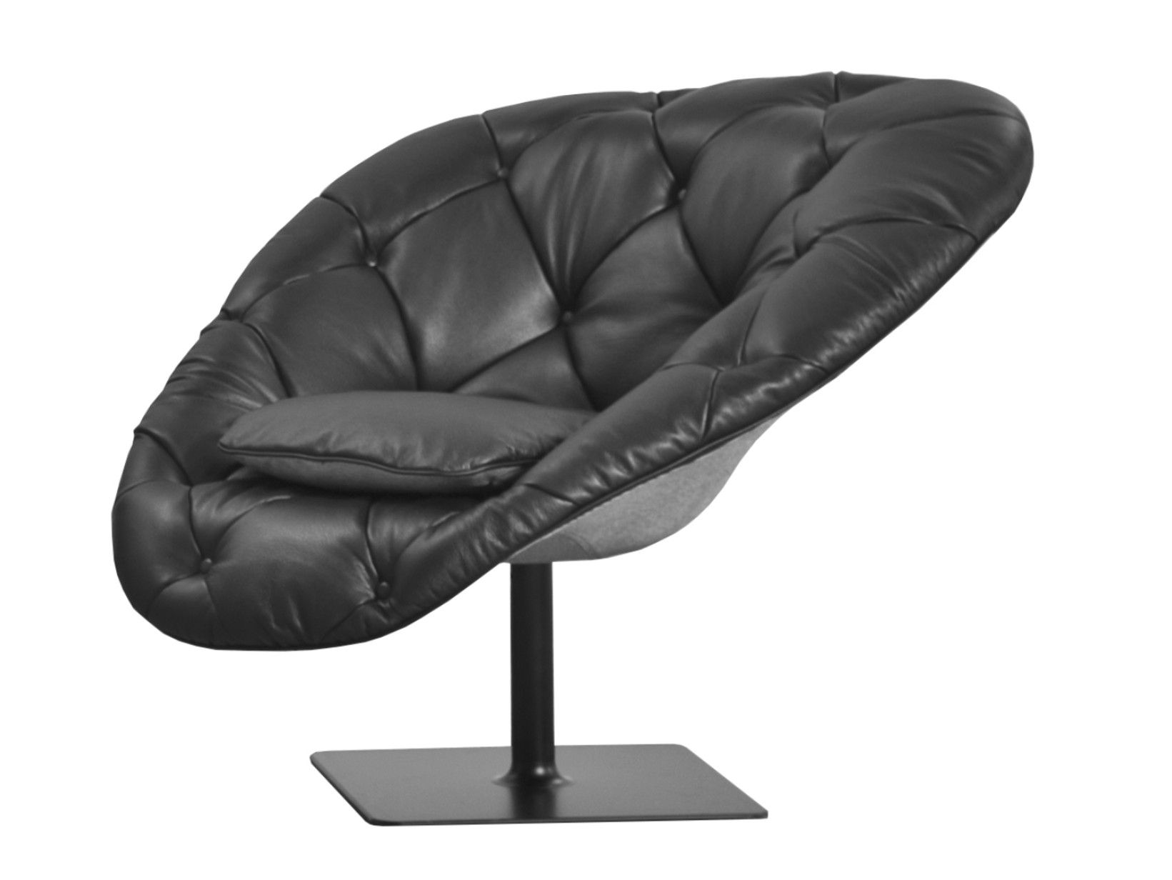 Вращающееся кожаное кресло capitonné MOROSO Bohemian ARCH-00009355