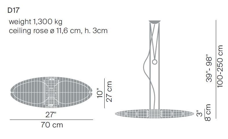 Алюминиевый светодиодный подвесной светильник LUCEPLAN Titania ARCH-00084318 - Вид №3
