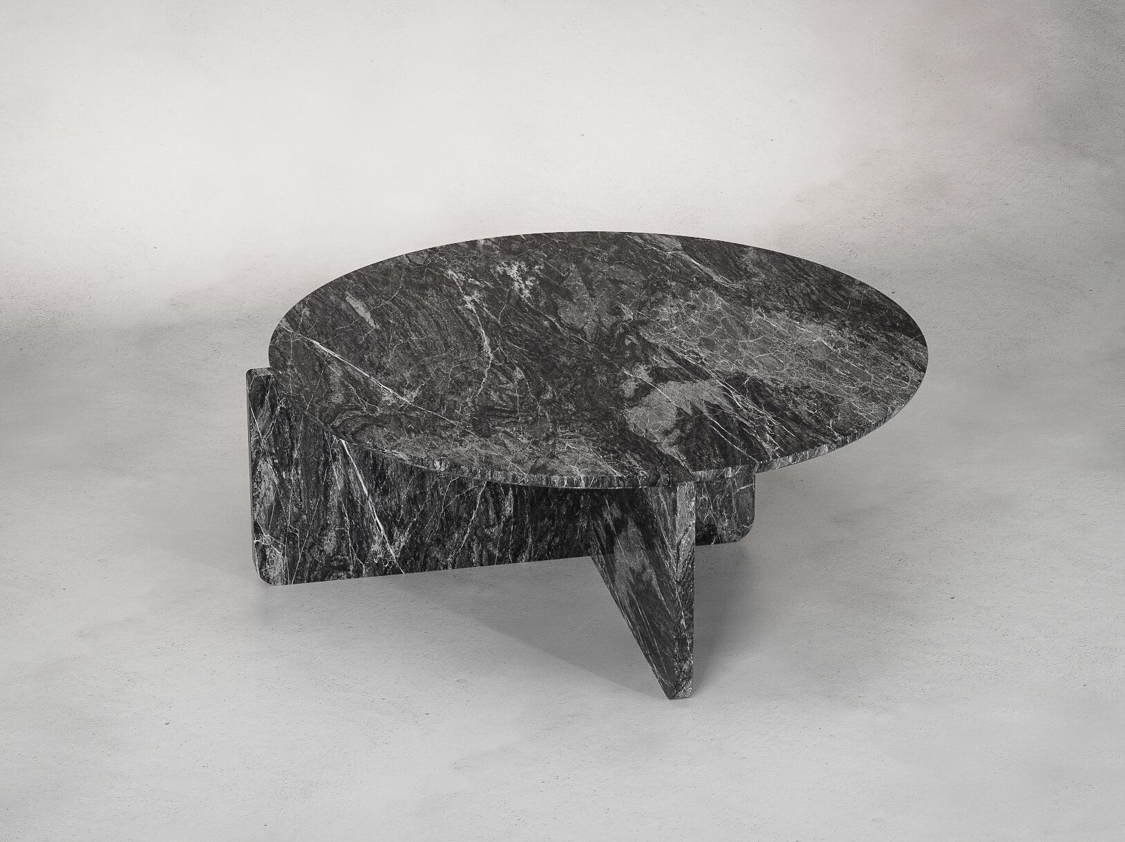 Круглый мраморный журнальный столик Maami Home Notch ARCH-00052414