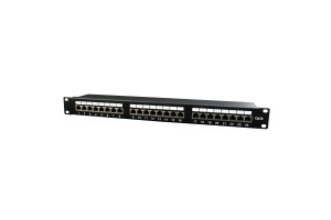 16016944 Коммутационная экранированная панель 24 порта категории 5E, размер 19 1U NPP-C524-002 Cablexpert