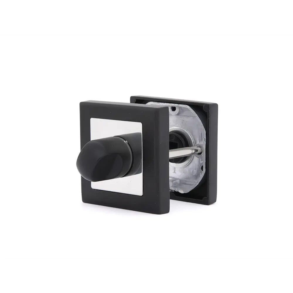 Накладка фиксатор Фабрика Замков A 200 BK BB алюминий цвет черный STLM-2085211