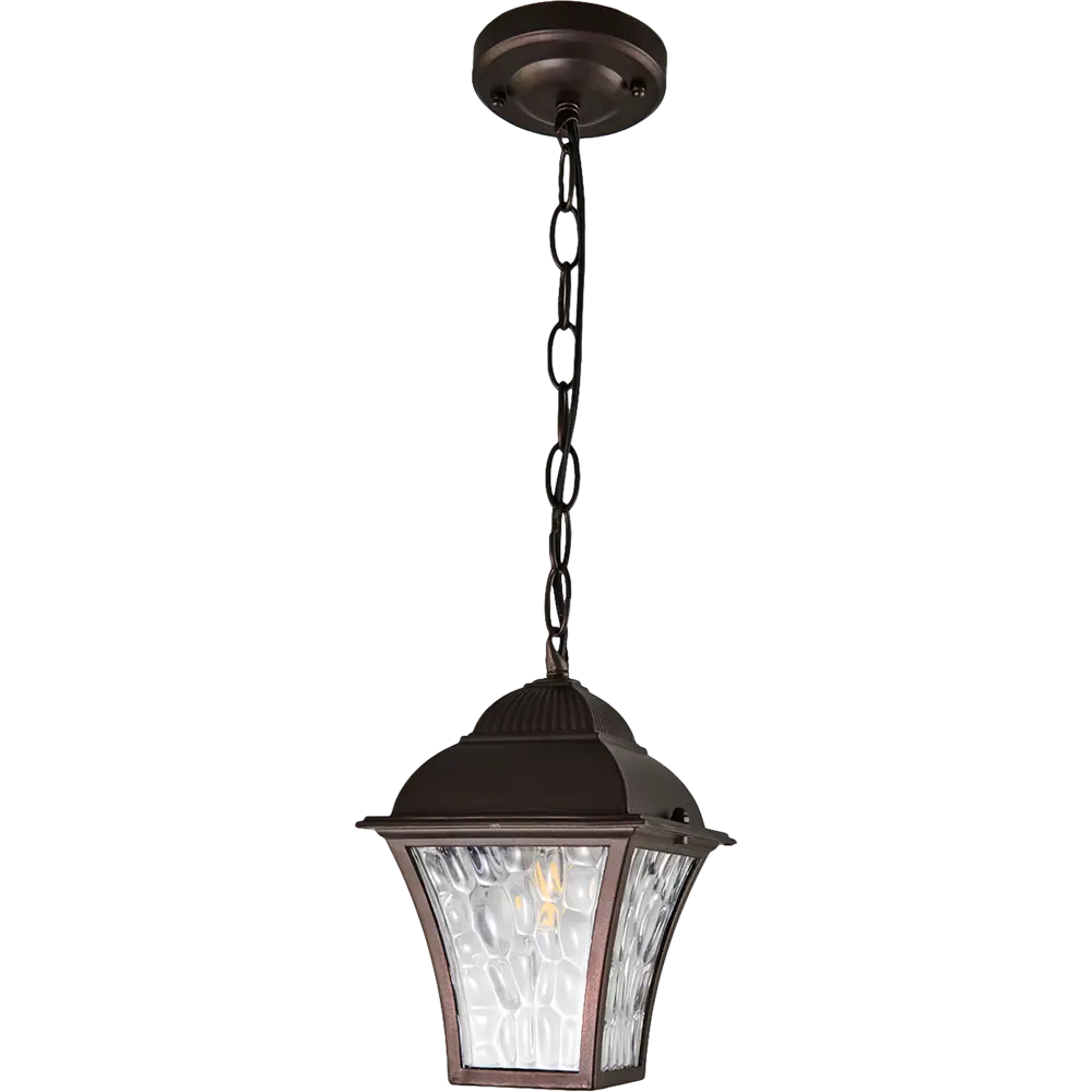 Светильник уличный подвесной Apus H IP33 1XE27X40W цвет шоколадный 83960124 STLM-2109229 Santreyd  - Вид №1