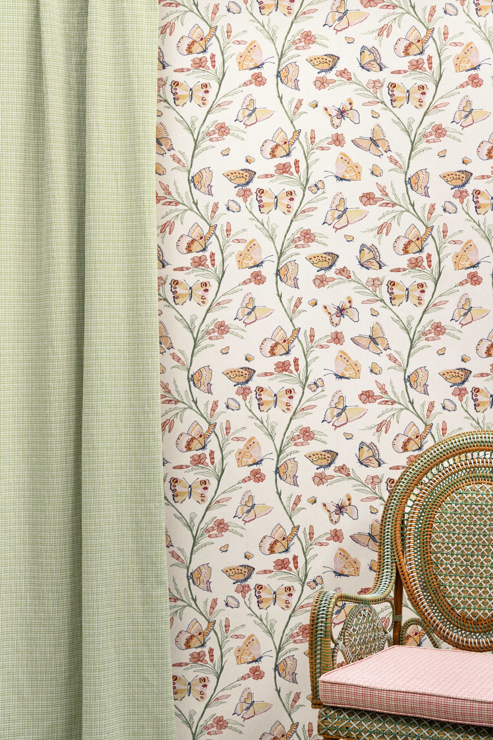 Хлопчатобумажная ткань в клетку для штор LELIEVRE Quenin-Belle Époque ARCH-00078409 - Вид №22