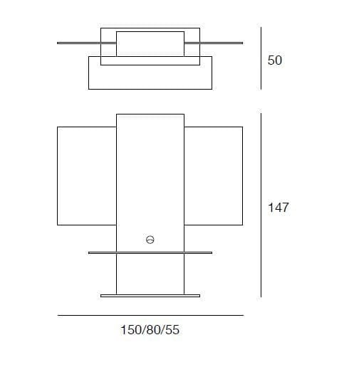 Поворотный ТВ-шкаф из древесного волокна In Stock Pacini &amp ARCH-00009240 - Вид №1