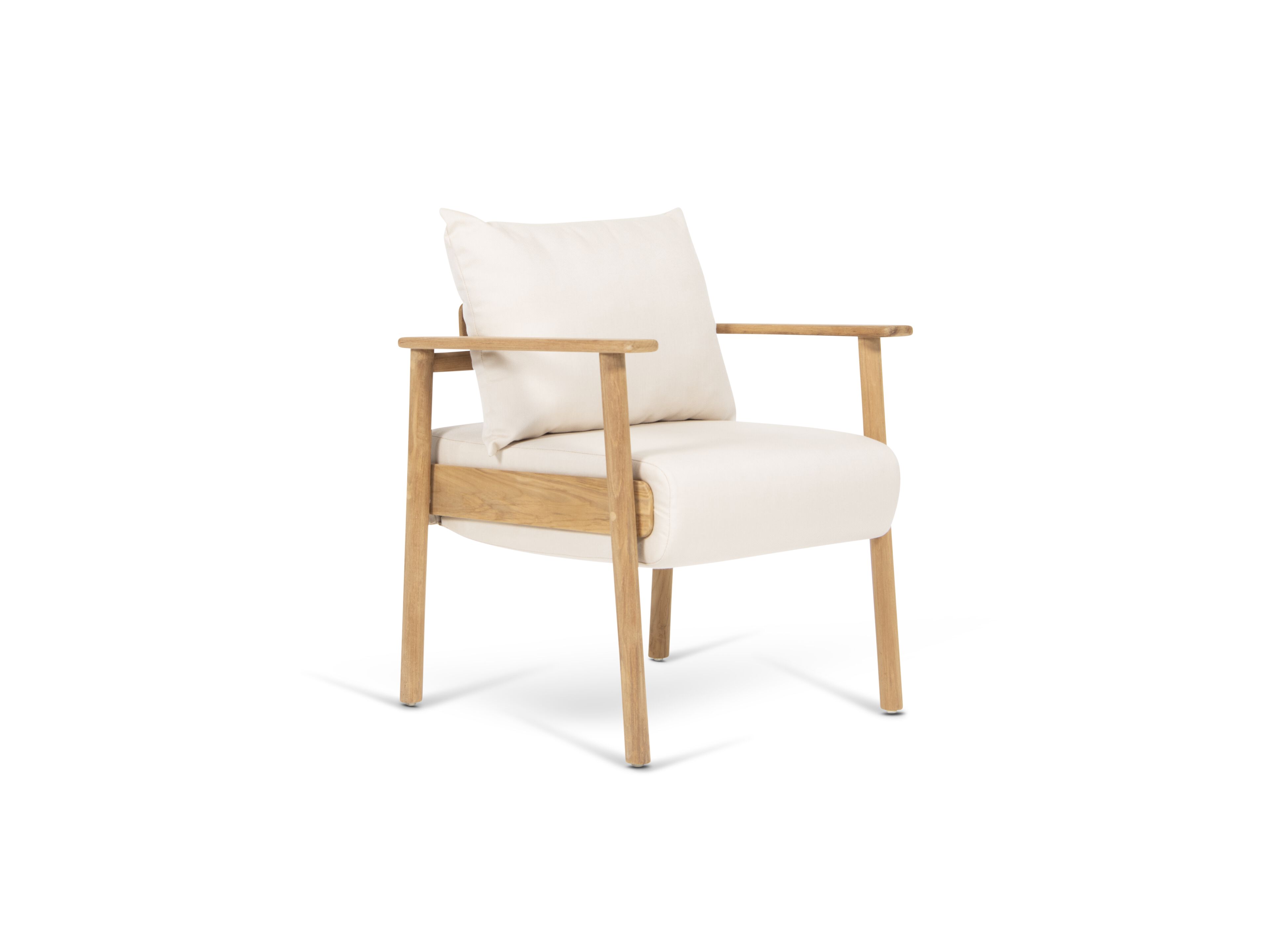 Садовый стул из тикового дерева с подушками Sunbrella FJAKA Pomalo ARCH-00099201 - Вид №6