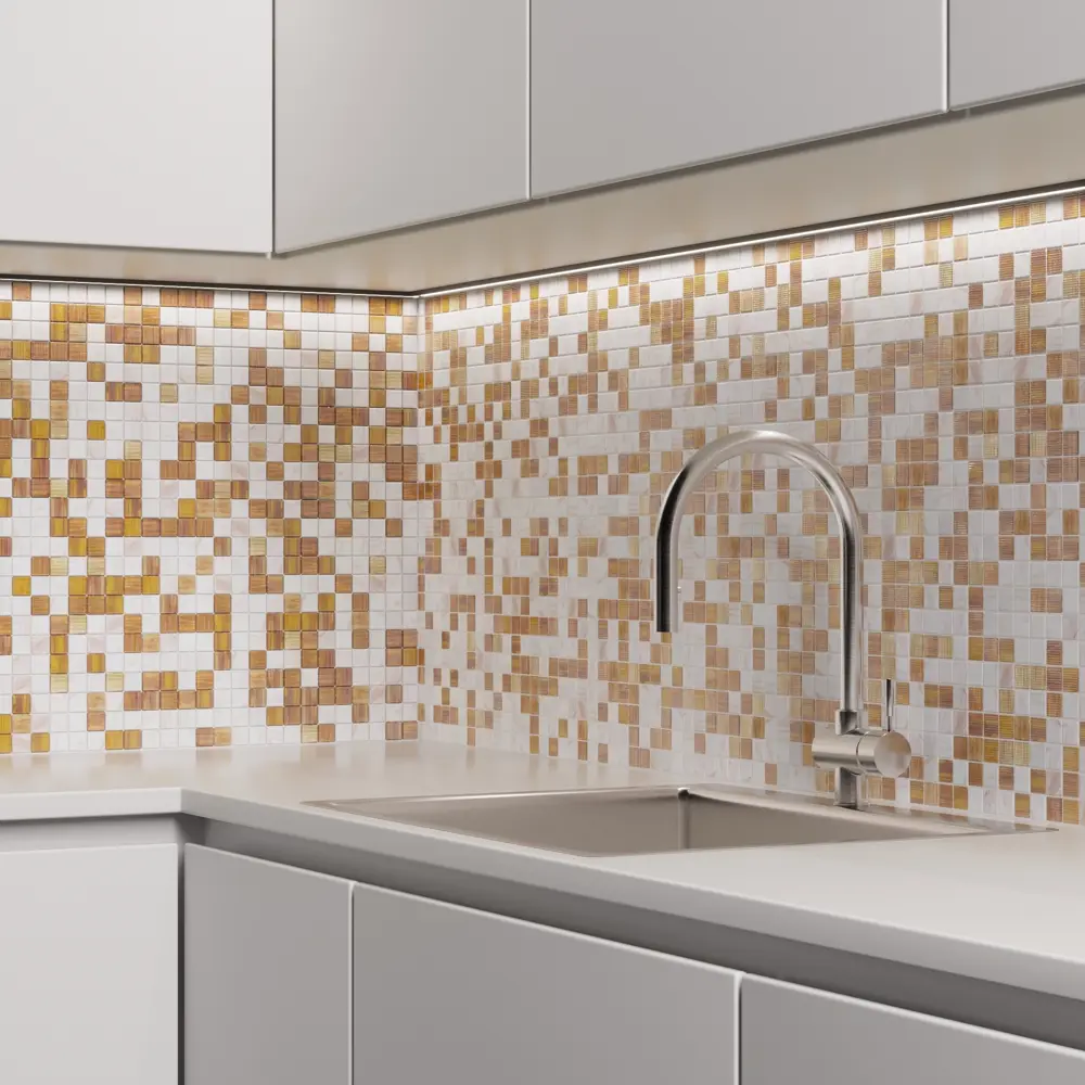 Стеклянная мозаика Kreaforta для влажных помещений и бассейнов 89400883 STLM-1569794 - Вид №3