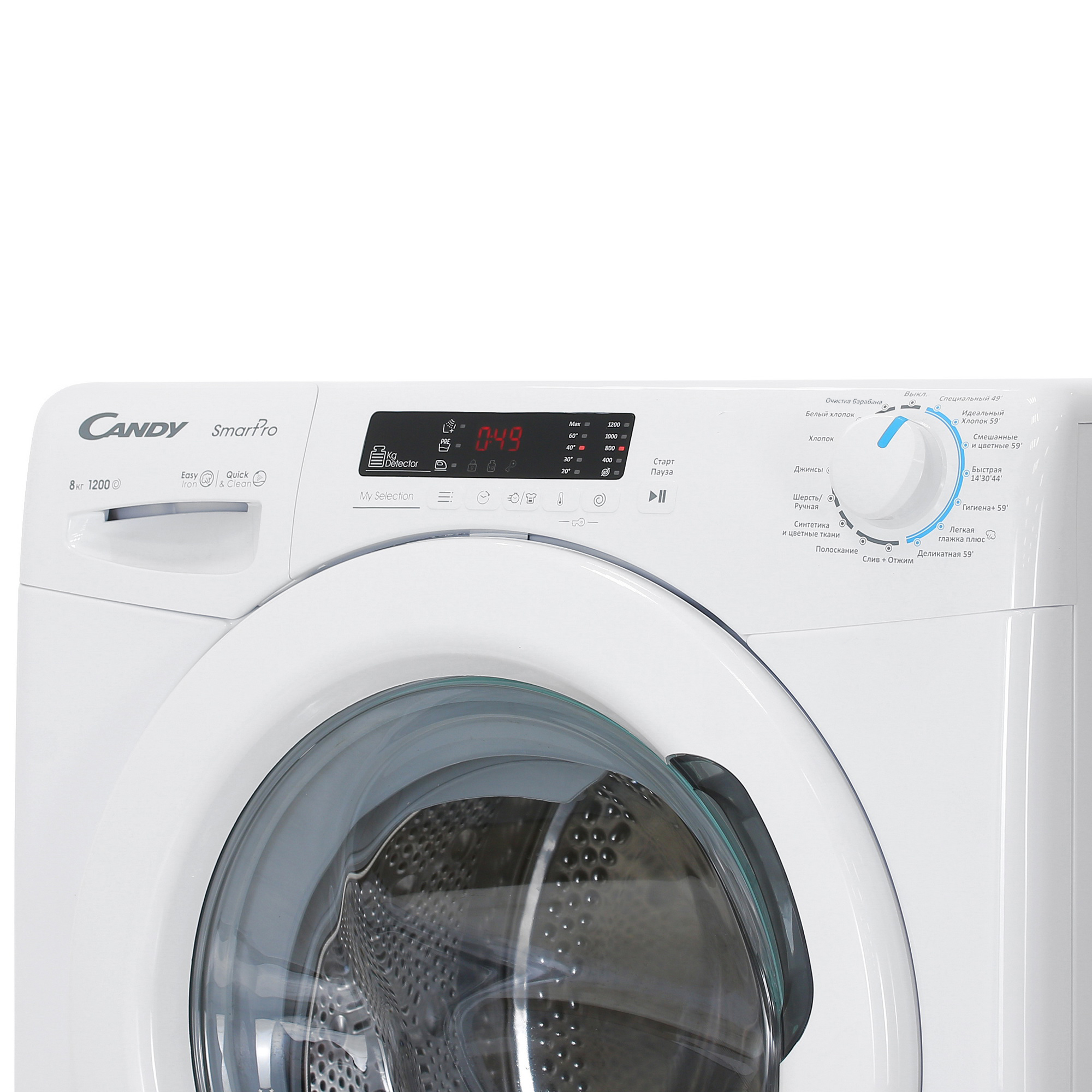 9074331 Стиральная машина Candy Smart Pro CSH44283DW/2-07 белый STDN-0033830 - Вид №3