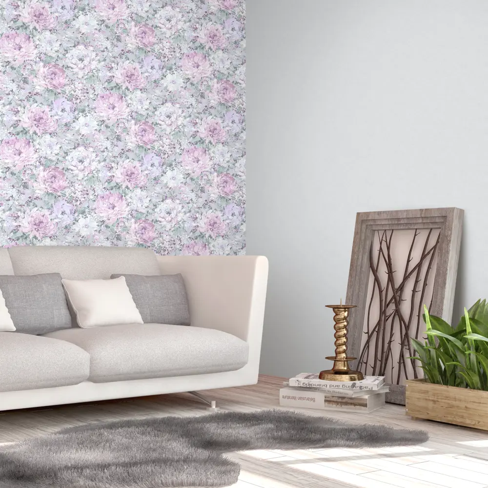 Обои флизелиновые Victoria Stenova Betty серые 1.06 м VS287301 STLM-2110001 - Вид №4