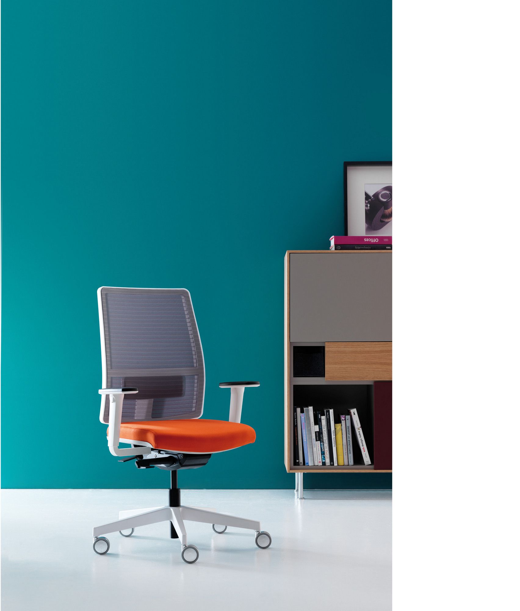 Офисное кресло с регулируемой высотой и подлокотниками с 5 спицами Quinti Sedute ARCH-00124679 - Вид №1