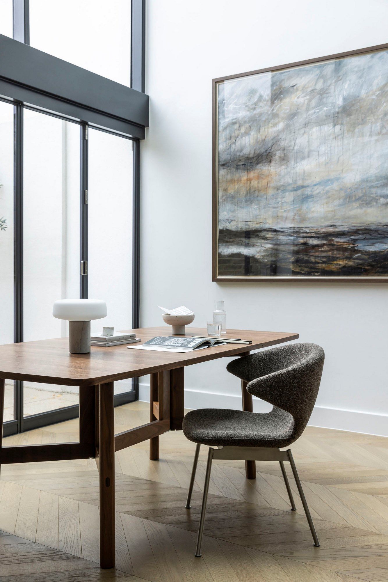 Мягкий тканевый стул с подлокотниками Case Ella ARCH-00086524 - Вид №39